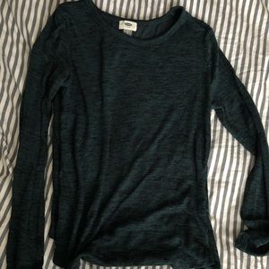 Green/blue + black top